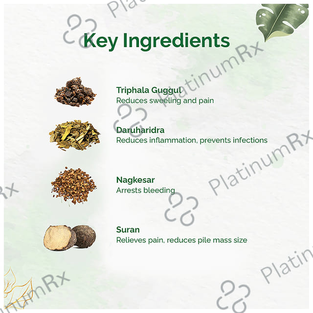 Dr. Vaidya's Piles Care Capsule (30 Each) 1 Bottle