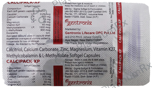 Calcipack XP Softgel Capsule 10s