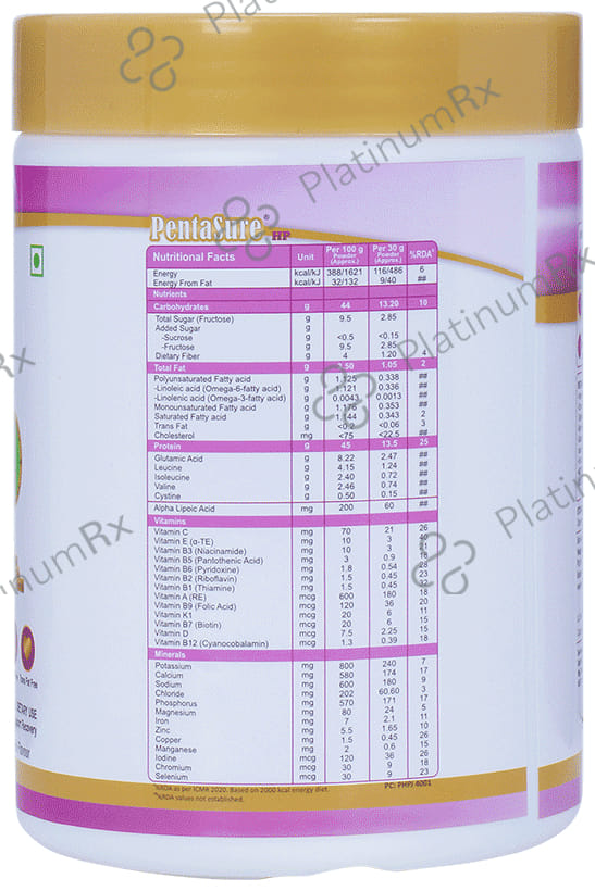 PentaSure HP Banana Vanilla Powder 400gm