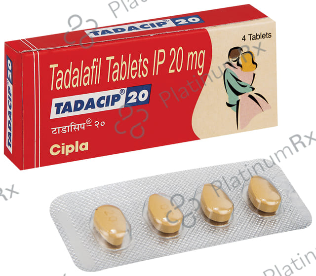 Tadacip 20mg Tablet 4s