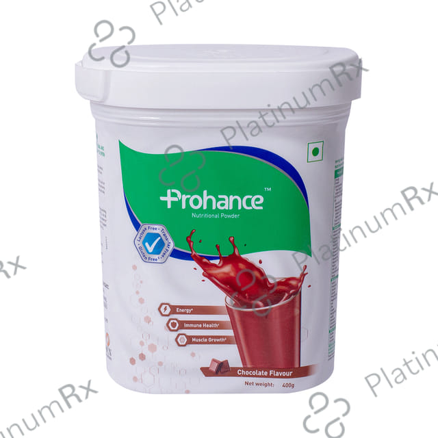 Prohance Protein Supplement Chocolate Flavour Powder 400gm