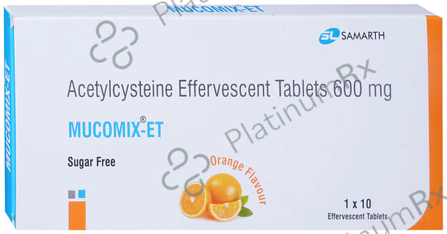 Mucomix ET 600mg Tablet 10s