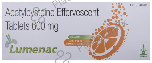 Lumenac Effervescent Tablet Orange 600mg 10s
