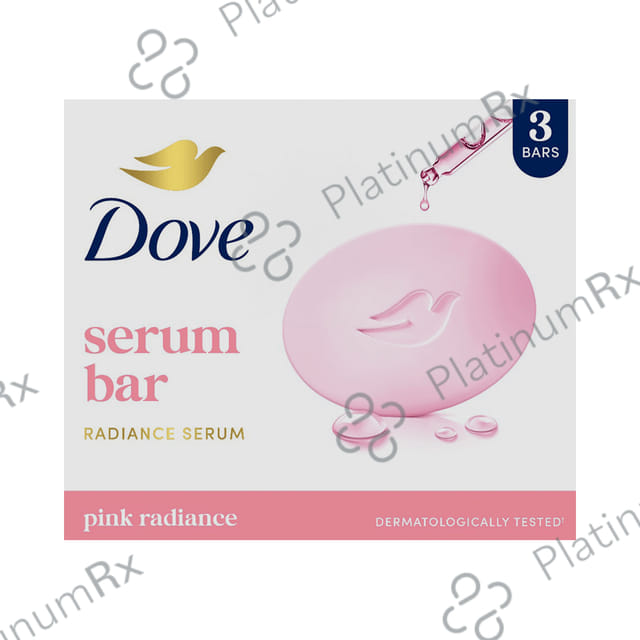 Dove Pink Beauty Bathing Bar for Soft, Smooth & Glowing Skin (125gm Each) 3 units
