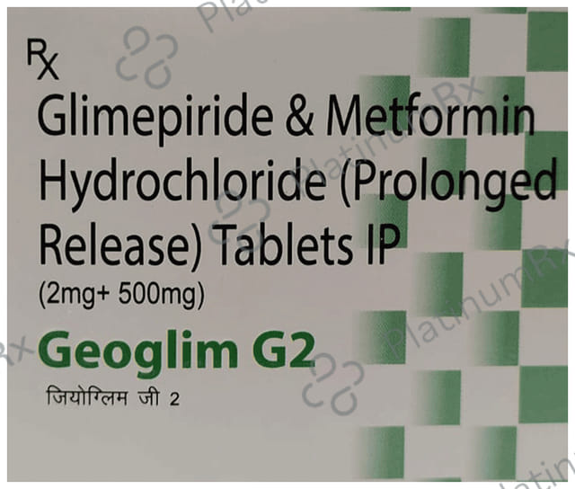 Geoglim G 2/500mg Tablet PR 15s