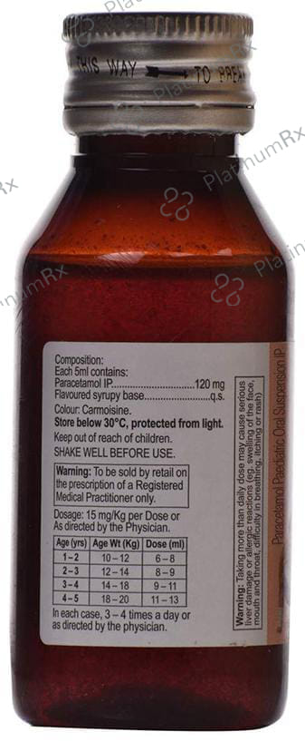 Sumo L 120mg Strawberry Oral Suspension 60ml