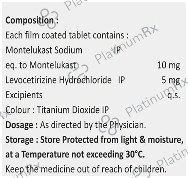 L-Monte Tablet 10 tablets Tablet Isovia Life Science