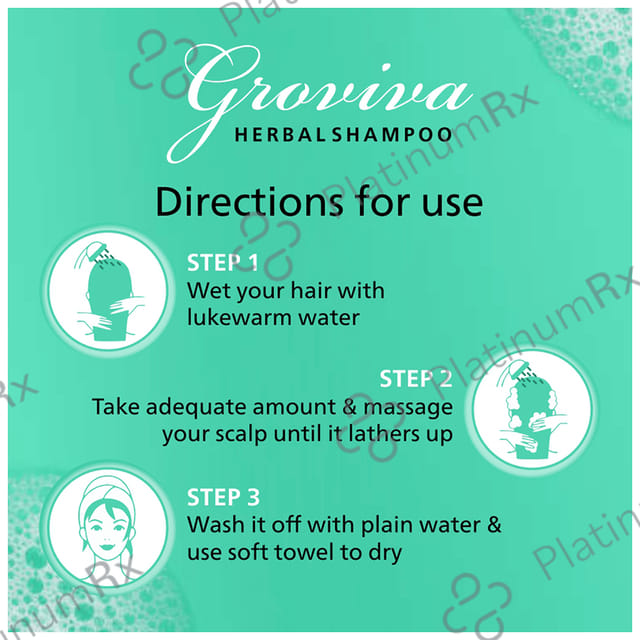 Groviva Herbal Shampoo (100ml Each) 1 Bottle