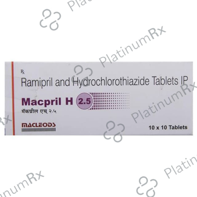 Macpril H 2.5mg Tablet 10s