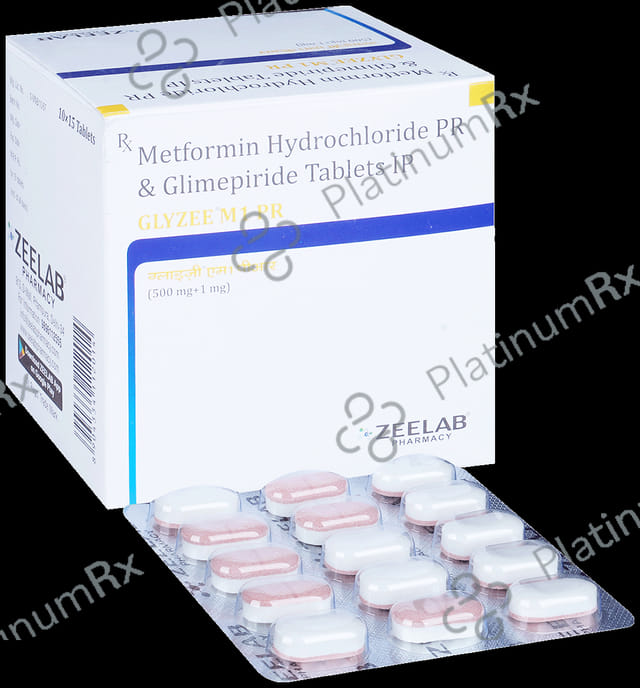 Glyzee M1/500mg Tablet PR 15s