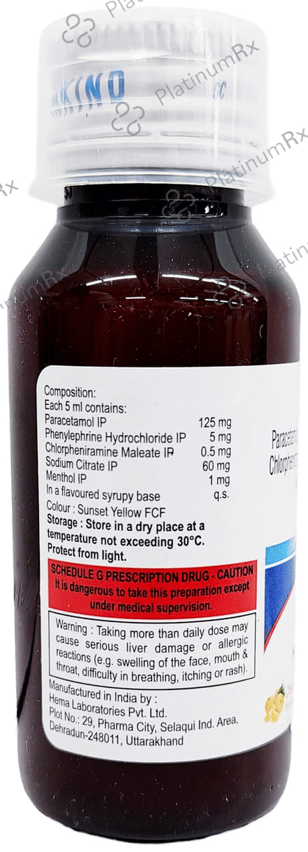 Nobel Cold Oral Suspension Orange