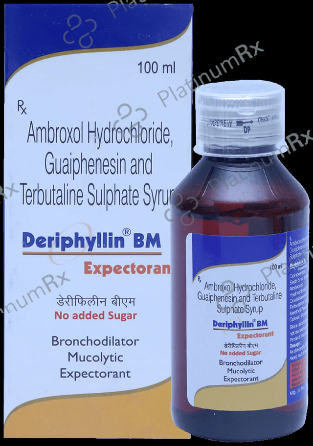 Deriphyllin BM 30/50/1.25mg Syrup 100ml