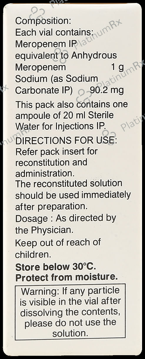 Mero 1gm Injection 1s