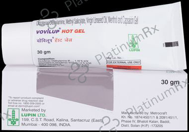 Vovilup Hot Gel for Joint and Muscular Pain