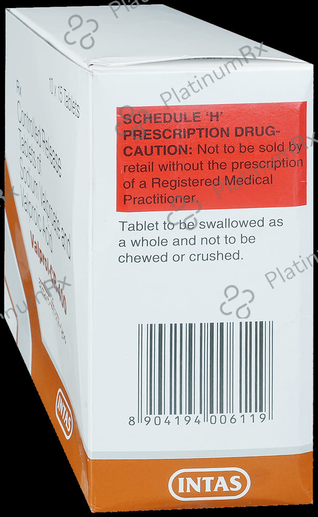 Valprol CR 400mg Tablet 15s