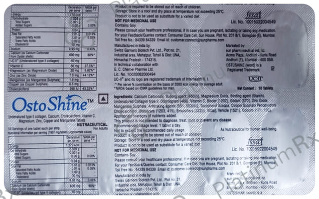 Ostoshine Tablet 10s