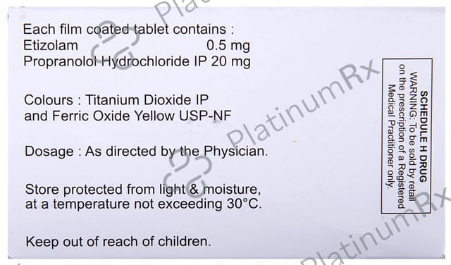 Etizola Beta 0.5 Tablet