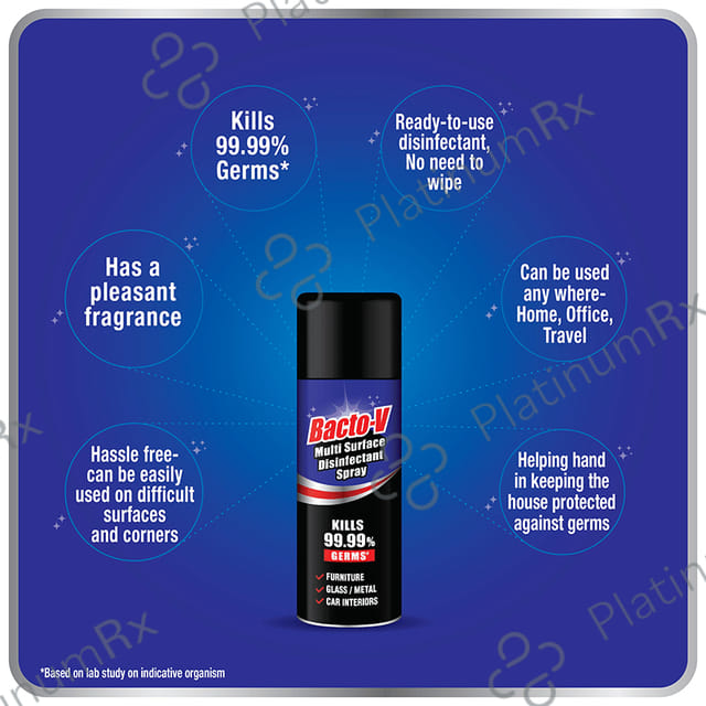 Bacto-V Multi Surface Disinfectant Spray 180 ml