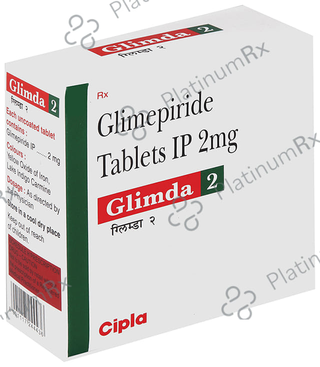 Glimda 2mg Tablet 10s