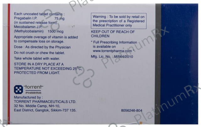 Pregeb M OD 75 Tablet SR