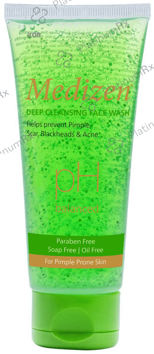 Medizen Deep Cleansing Face Wash (100ml Each) 1 Tube