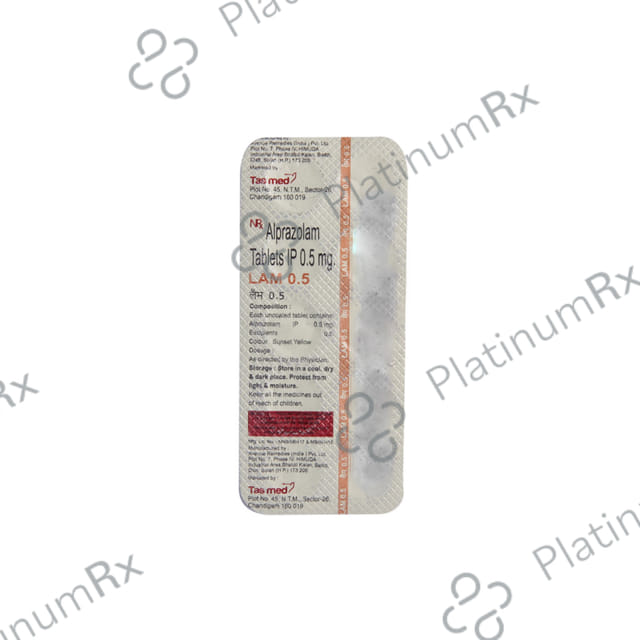 Lam 0.5mg Tablet 10s