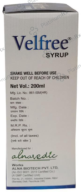 Alnavedic Velfree Syrup