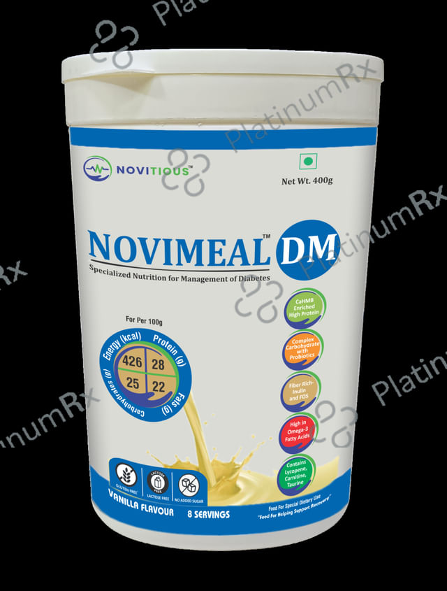 Novimeal DM Powder Vanillla flavour 400gm