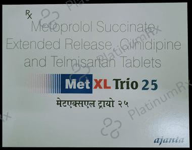 Met XL Trio 10/25/40mg Tablet ER 15s