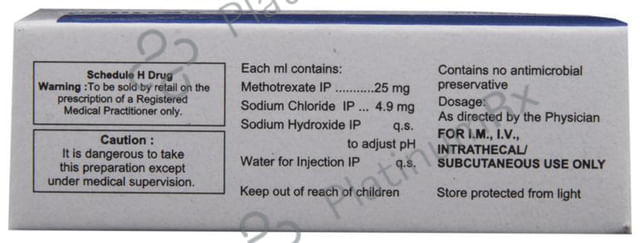 Folitrax 50mg Injection 2ml