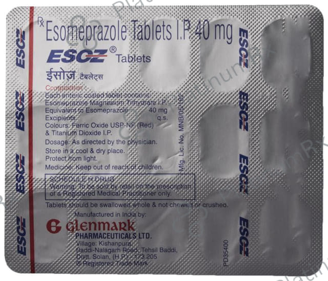 Esoz 40mg Tablet 15s