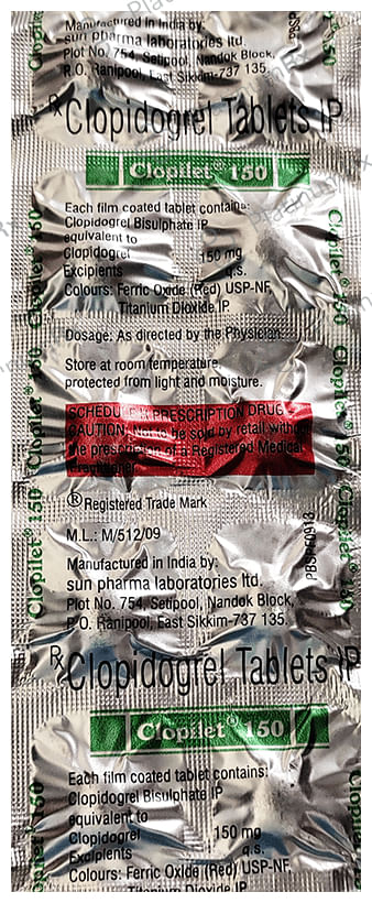 Clopilet 150mg Tablet 10s