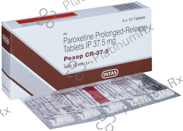 Pexep CR 37.5mg Tablet PR 10s
