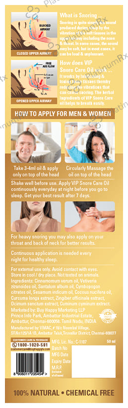 VIP Snore Care Oil 50 ml