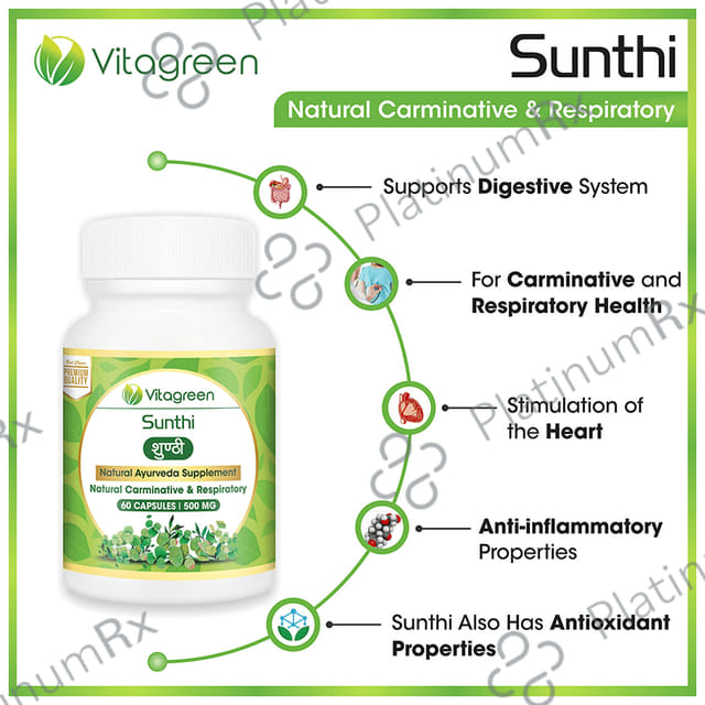 Vitagreen Sunthi 500mg Capsule