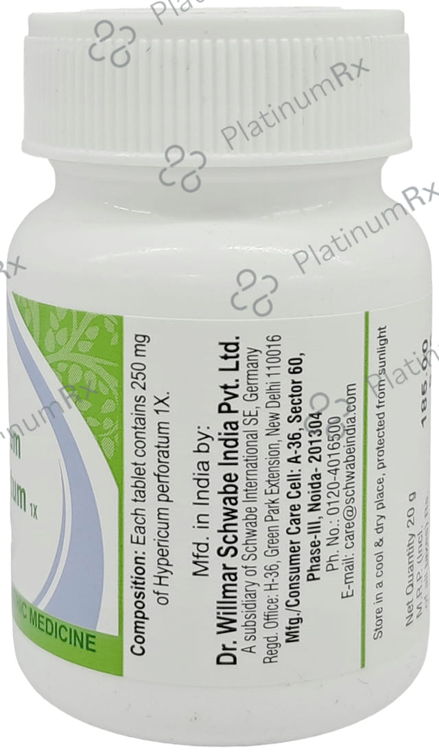 Dr Willmar Schwabe India Hypericum Perforatum Tablet 1X