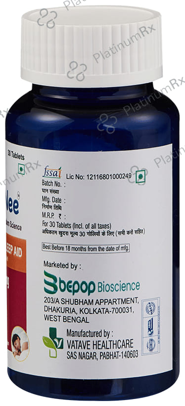 Nee-Nee Melatonin 3mg Innocent Sleep Aid Tablet (30 Each) 1 Bottle