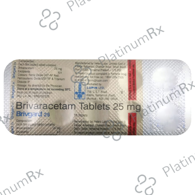 Brivgard 25mg Tablet 10s