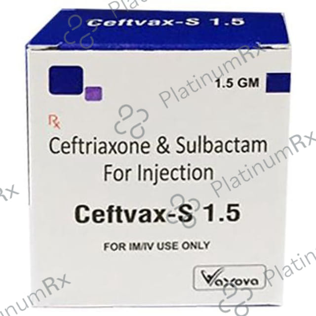 Ceftvax S 1.5gm Injection 1s