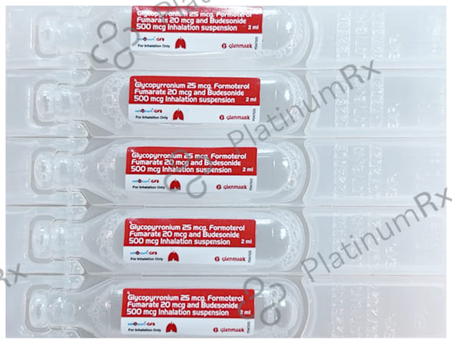 Nebzmart GFB 500/20/25mcg Smartules 5X2ml