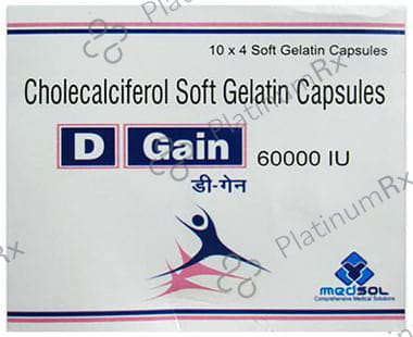 D Gain 60000IU Capsule