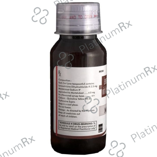 Montral 2.5/4mg Syrup 60ml