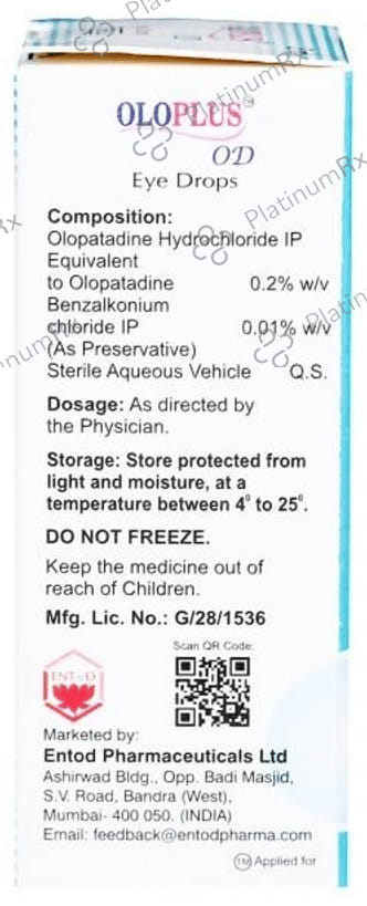 Oloplus OD 0.2% Eye Drop 3ml