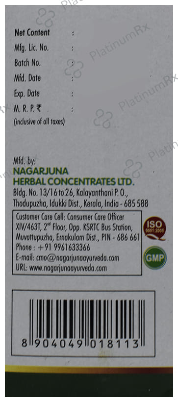 Nagarjuna Dhanadanayanaadi Kashaayam Tablet
