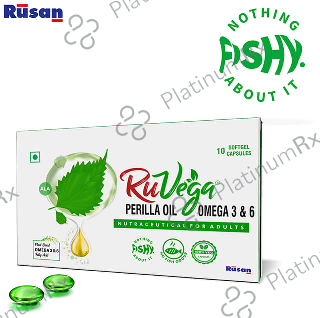 Ruvega Perilla Oil Omega 3 Soft Gel Capsules 10s