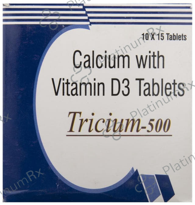 Tricium 500/250IU Tablet 15s