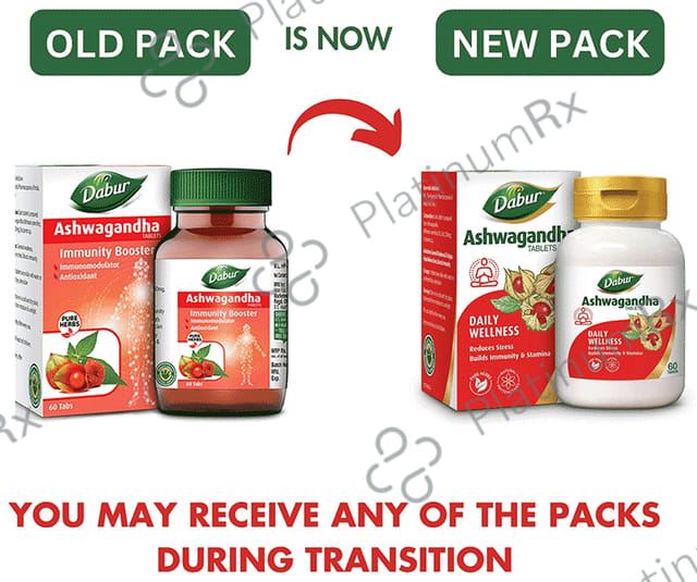 Dabur Pure Herbs Immunity Booster Ashwagandha Tablet