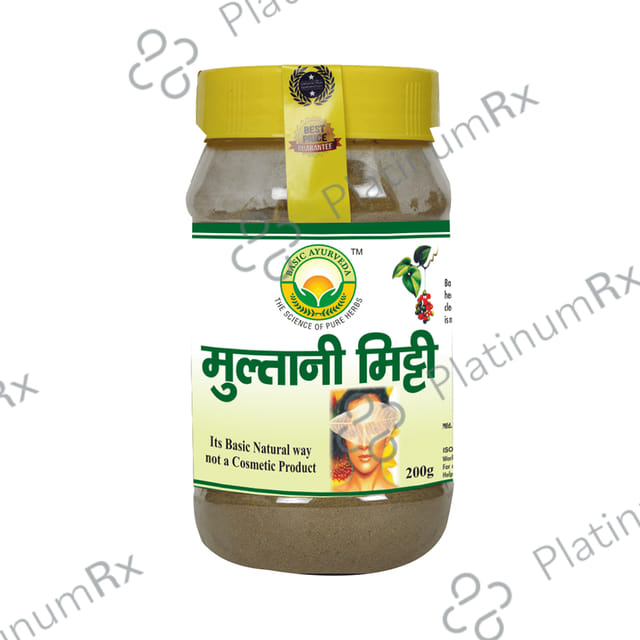 Basic Ayurveda Multani Mitti 200 gm