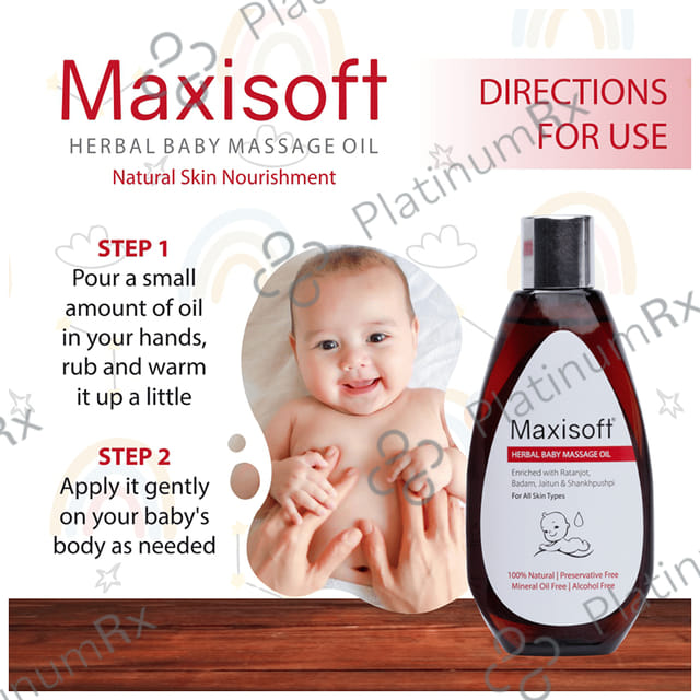 Maxisoft Herbal Baby Massage Oil