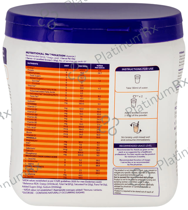 Celevida Liv Vanilla Flavour Powder 210gm